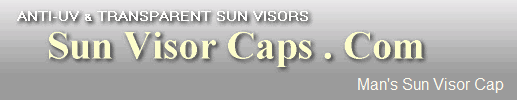 Man's Sun Visor Cap